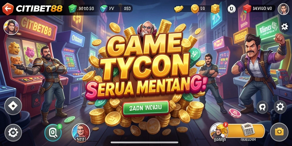 Tampilan gameplay seru dalam CITIBET88 menampilkan tantangan bisnis yang menarik.
