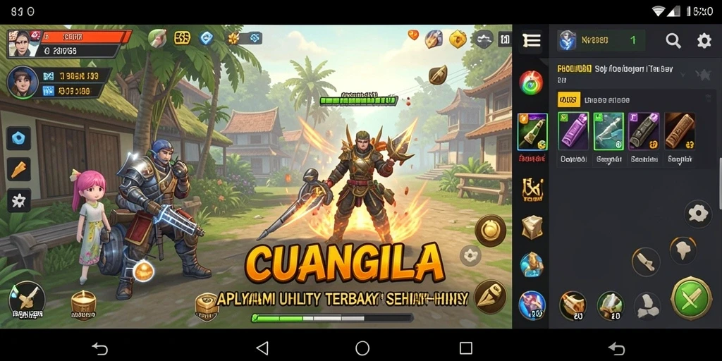 Tampilan antarmuka CUANGILA yang bersih dan sederhana.
