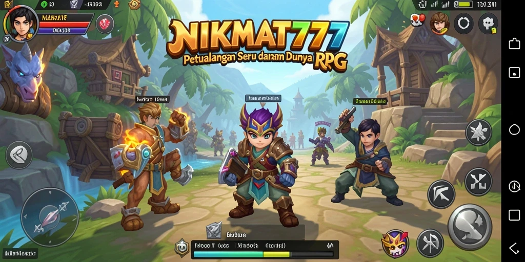 Tampilan gameplay <strong>NIKMAT777</strong> yang menakjubkan dan penuh aksi.