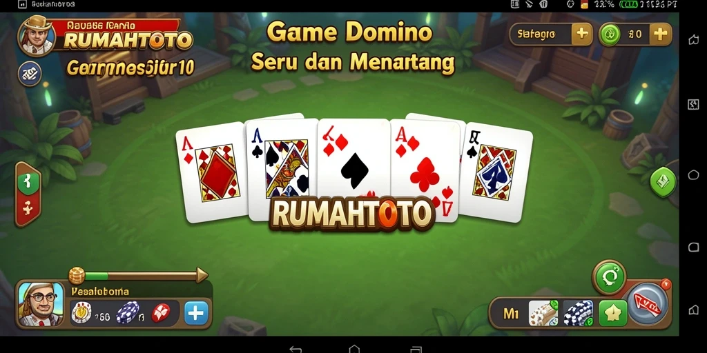 Tampilan gameplay RUMAHTOTO yang menarik dan interaktif.