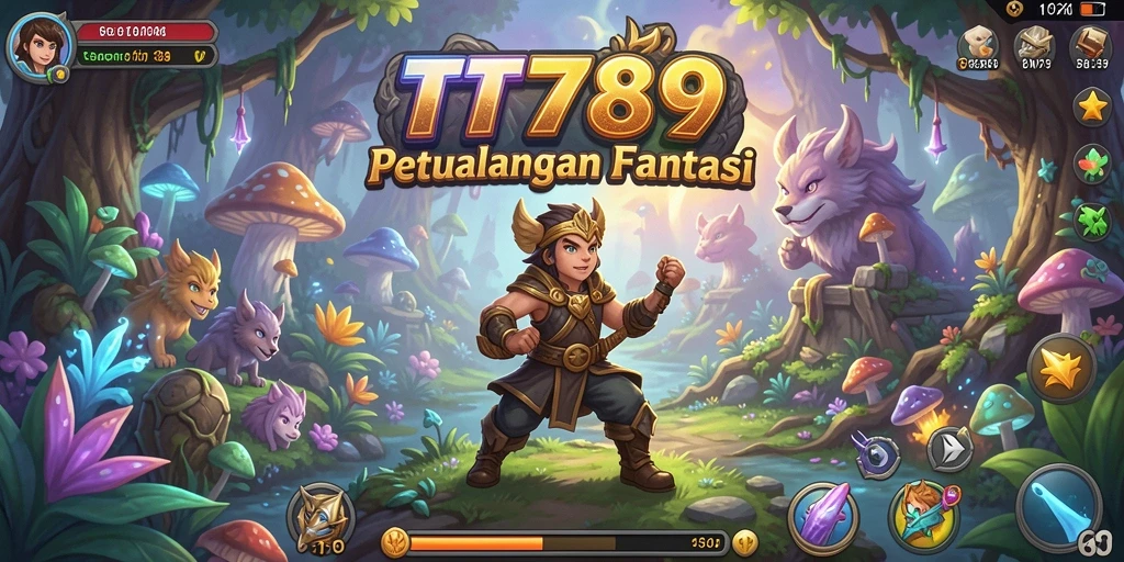 Tangkapan layar menunjukkan aksi seru dalam gameplay petualangan TT789.